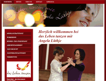 Tablet Screenshot of das-leben-tanzen.com